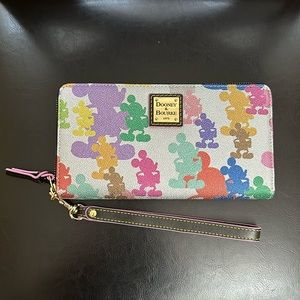 Disney Dooney & Bourke large wallet with wrist strap